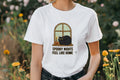 SPOOKY NIGHTS FEEL LIKE HOME | Cozy Halloween Cat Lover T-shirt - lifestyle