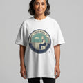 GRANDPA FINDS PEACE BY WATER | Relaxed Fishing T-Shirt - lifestyle