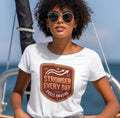 STRONGER EVERY DAY FEELS AMAZING | Motivational Fitness T-shirt
