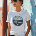 I RUN TO FEEL FREE | Humorous T-Shirt for Marathon Runners - lifestyle