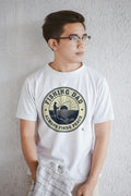 FISHING DAD ALWAYS FINDS PEACE | Relaxed T-Shirt for Dads - lifestyle