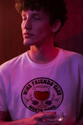 WINE FRIENDS CLUB MEETS HERE | Fun T-Shirt for Wine Lovers - lifestyle
