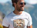 BUILT TO FIX WHAT BREAKS | Blue Collar Humor T-Shirt - lifestyle