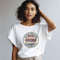 WARM THREADS HAPPY HEARTS | Cozy Christmas T-Shirt - lifestyle