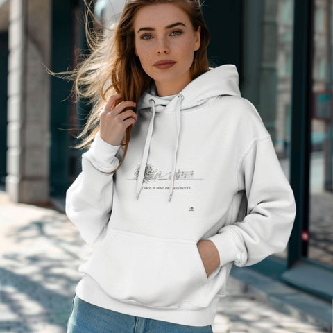CHAOS IN MIND ORDER IN NOTES | Funny Music Hoodie