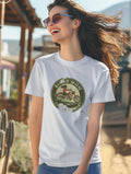BIKER MOM ON TWO WHEELS | Humorous Motorcycle T-shirt - lifestyle