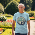 GRANDPA FINDS PEACE BY WATER | Relaxed Fishing T-Shirt - lifestyle