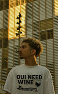 OUI NEED WINE | Charming Wine Lover T-shirt - lifestyle