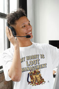 MY HOBBY IS LOOT MANAGEMENT | Funny Gamer T-Shirt