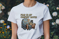 FEAR IS MY COMFORT WATCH | Spooktacular Horror Movie T-Shirt - lifestyle