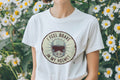I FEEL BRAVE IN MY HELMET | Fun Biker Mom T-shirt