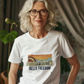 GOODBYE ROUTINE HELLO FREEDOM | Funny Retirement T-Shirt