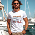 TRAINING AT HOME IS MY STYLE | Humorous Fitness T-Shirt