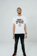 TODAY I PRIORITIZE MY PEACE | Birthday Self-Care T-Shirt - lifestyle