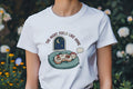 THE NIGHT FEELS LIKE HOME | Cozy Gaming T-Shirt - lifestyle