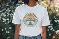 SUNRISES HIT DIFFERENT WITH DOGS | Cozy Camping T-Shirt