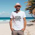 CAFFEINE DEPENDENT HUMAN | Funny Coffee Lover T-shirt - lifestyle