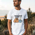 MEOWS BEFORE MY FIRST SIP | Funny Coffee Cat T-shirt