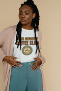 PROUD MEMBER OF COFFEE CLUB | Humorous Coffee Lover T-Shirt - lifestyle