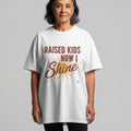 RAISED KIDS NOW I SHINE | Cool Grandma T-shirt - lifestyle