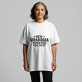 NEW GRANDMA REPORTING FOR DUTY | Funny First Time Grandparent T-Shirt - lifestyle