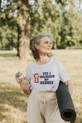 YES I UNLOCKED MY DEGREE | Funny Graduation T-Shirt - lifestyle