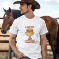 I AM THE LUNCH BREAK CHAMPION | Funny Office Life T-shirt