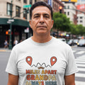 MILES APART GRANDPA ALWAYS HERE | Heartfelt Grandparent T-shirt