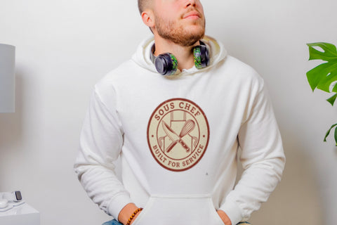 SOUS CHEF BUILT FOR SERVICE | Funny Culinary Hoodie