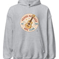 PROUD MEMBER OF THE UKE CLUB | Cozy Hoodie for Ukulele Lovers - accurate print preview