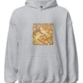 BORN FOR POWDER DAYS | Cozy Snowboarding Hoodie - accurate print preview