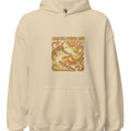 BORN FOR POWDER DAYS | Cozy Snowboarding Hoodie - accurate print preview