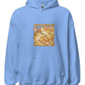 BORN FOR POWDER DAYS | Cozy Snowboarding Hoodie - accurate print preview