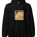BORN FOR POWDER DAYS | Cozy Snowboarding Hoodie - accurate print preview