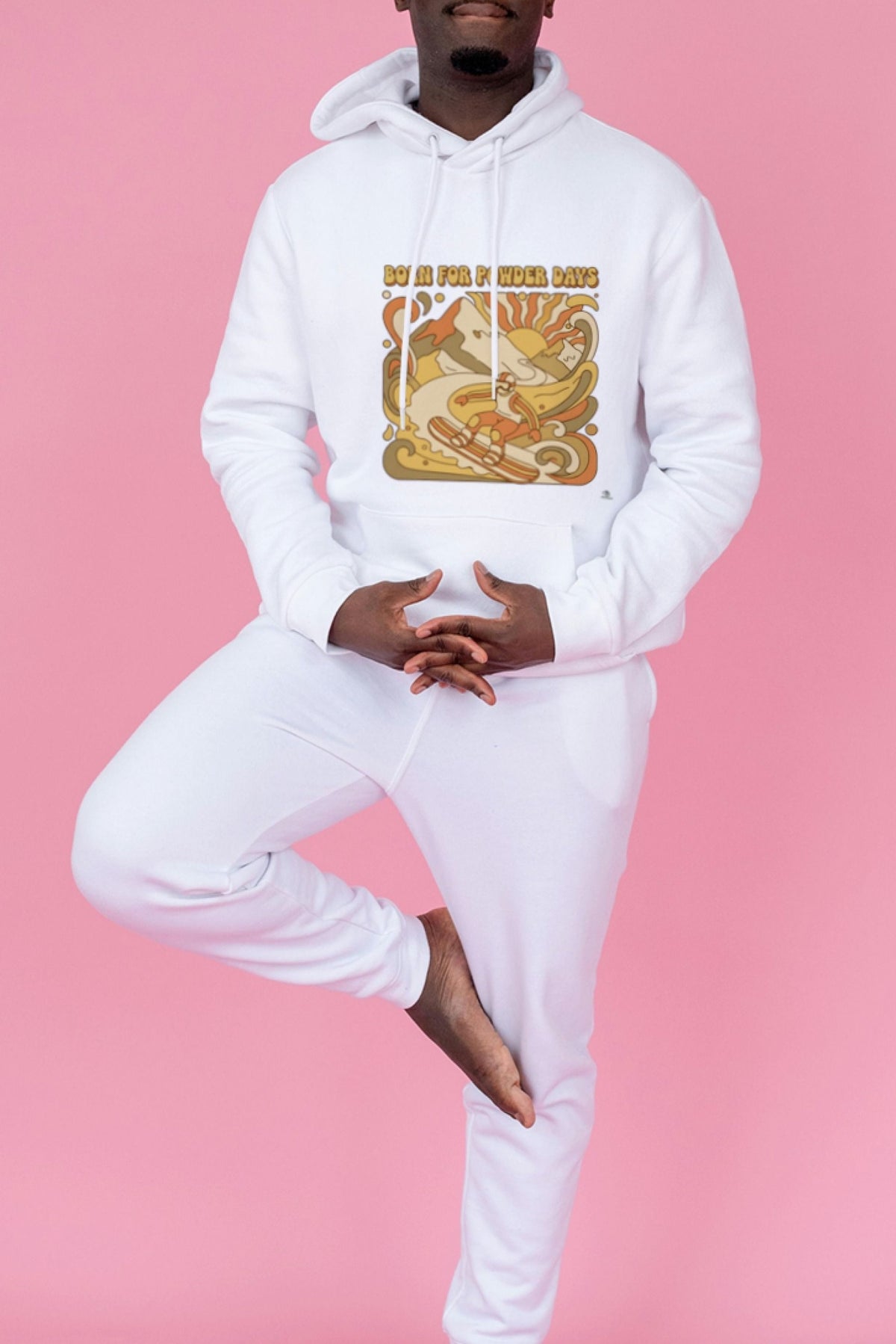 BORN FOR POWDER DAYS | Cozy Snowboarding Hoodie