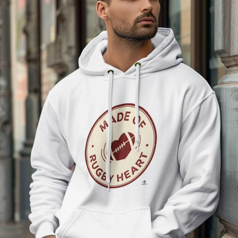 MADE OF RUGBY HEART | Cozy Rugby Hoodie