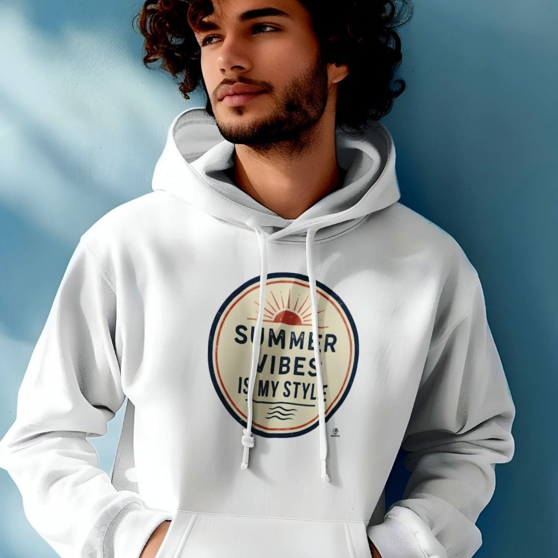 SUMMER VIBES IS MY STYLE | Cozy Hoodie for Summer Lovers