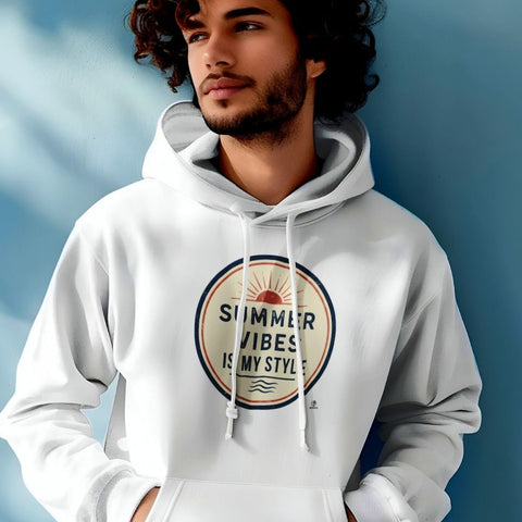 SUMMER VIBES IS MY STYLE | Cozy Hoodie for Summer Lovers