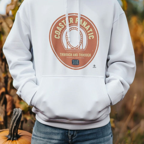 COASTER FANATIC THROUGH AND THROUGH | Cozy Hoodie for Theme Park Lovers