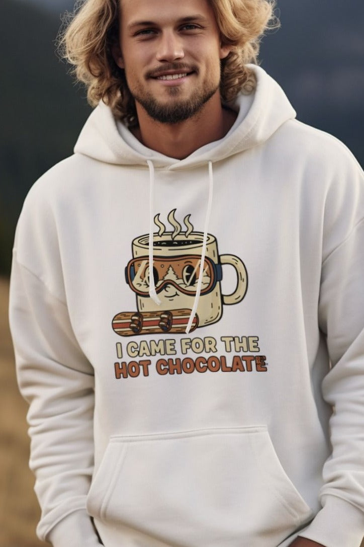 I CAME FOR THE HOT CHOCOLATE | Cozy Snowboarding Hoodie
