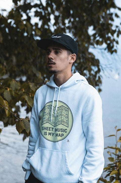 SHEET MUSIC IS MY MAP | Cozy Piano Lover's Hoodie