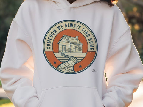 SOMEHOW WE ALWAYS FIND HOME | Cozy Sibling Hoodie