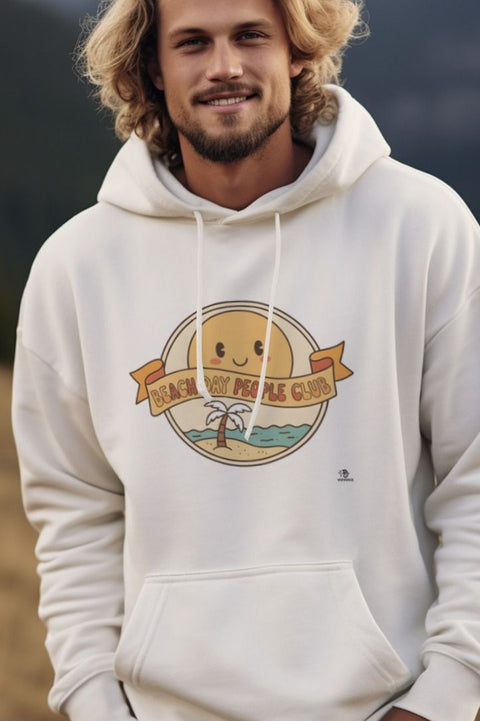 BEACH DAY PEOPLE CLUB | Cozy Hoodie for Summer Lovers
