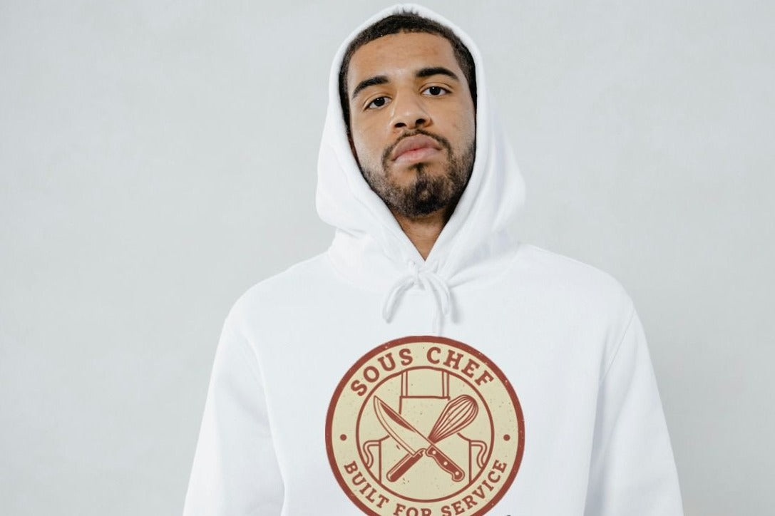SOUS CHEF BUILT FOR SERVICE | Funny Culinary Hoodie