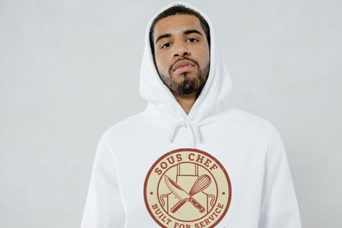 SOUS CHEF BUILT FOR SERVICE | Funny Culinary Hoodie
