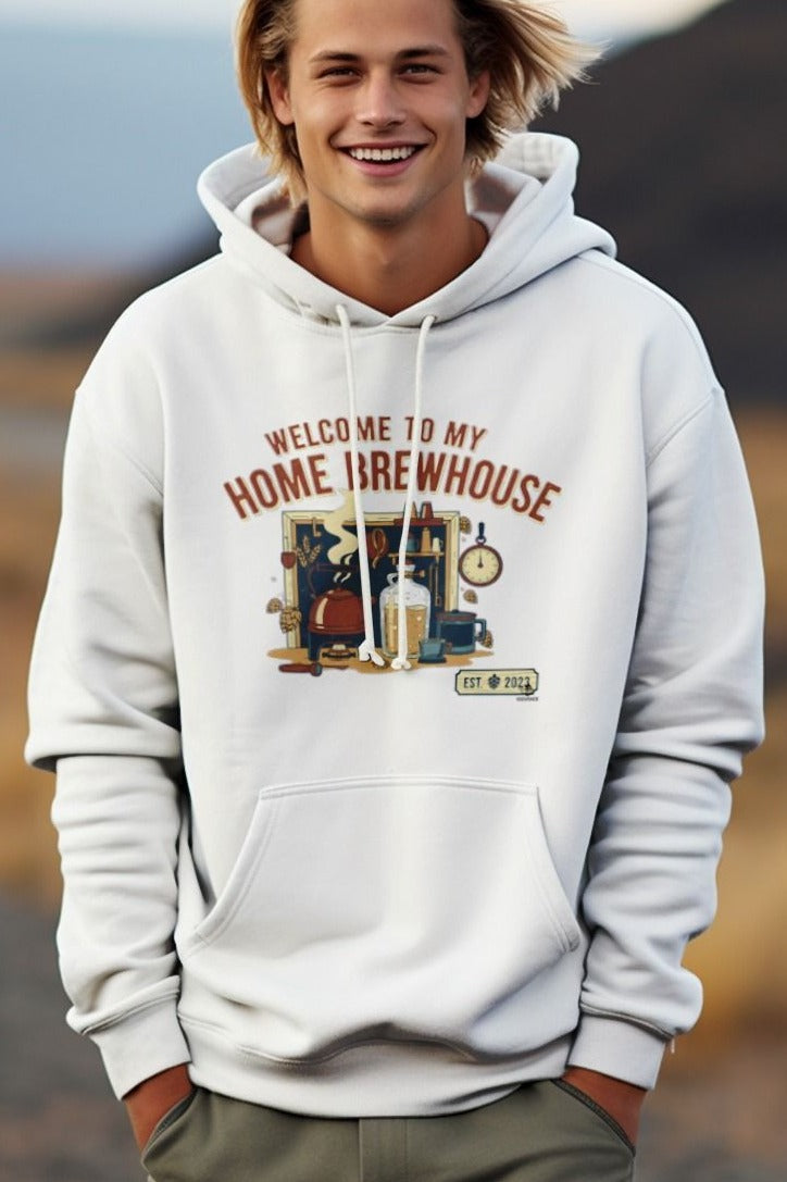 WELCOME TO MY HOME BREWHOUSE | Cozy Hoodie for Beer Lovers