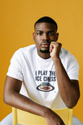 I PLAY THE ICE CHESS | Funny Curling T-shirt for Sports Lovers - accurate print preview