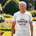 PROUD GRANDPARENT OF MANY KIDS | Funny Grandparent T-Shirt - accurate print preview