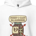 SORRY I CANT IM ALIGNING | Funny Automotive Hoodie - accurate print preview
