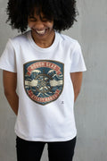 ROUGH SEAS STEADY HANDS | Nautical T-Shirt for Adventurers - accurate print preview